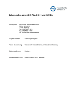 Hamburger Stadtentw&auml;sserung, Postfach 10 60