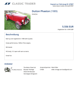 Dutton Phaeton (1989) 5.602 EUR