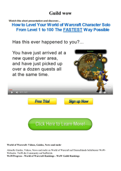 Guild wow - WordPress.com