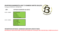 gruppenzusammenstellung tc homberg winter 2016/2017