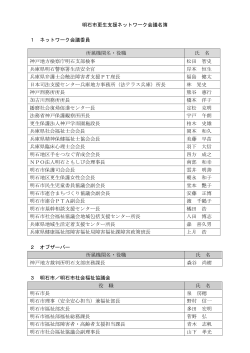 明石市更生支援ネットワーク会議名簿（PDF：144KB）