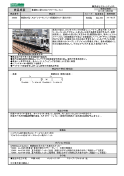 （スカイツリートレイン）4両編成セット