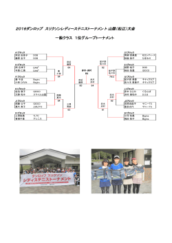 2016ダンロップ スリクソンレディーステニストーナメン ト 山陰（松江）大会