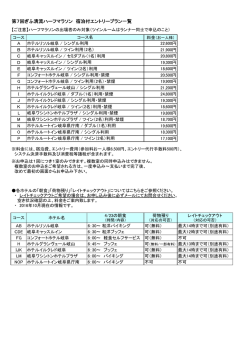 ホテル一覧