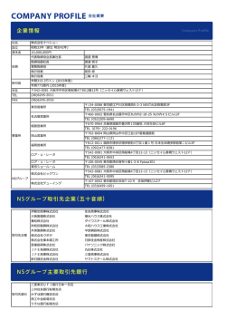 社名 設立 資本金 10000000円 代表取締役会長兼社長