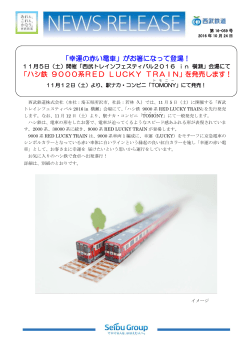 ハシ鉄 9000系RED LUCKY TRAIN