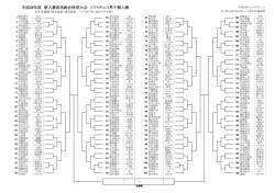 平成28年度 新人兼県民総合体育大会 ソフトテニス男子個人戦