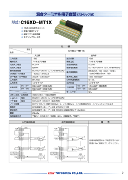 形式：C16XD－MT1X