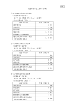 （別紙1～4） (PDF形式 266キロバイト)