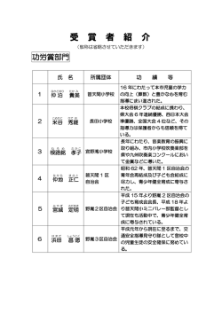 （受賞者紹介）【PDF:128KB】