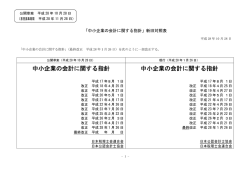 中小企業の会計に関する指針 中小企業の会計