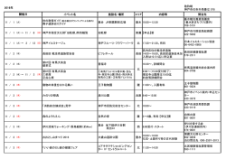 11 月 - 神戸市総合インフォメーションセンター