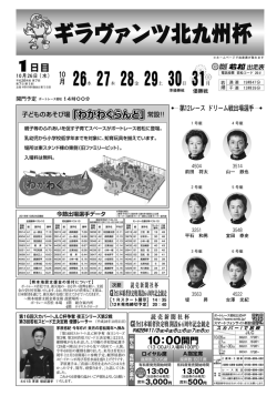 表・裏面 - ボートレース若松