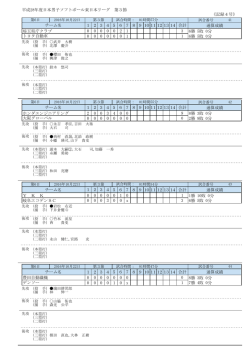 記録4号 - 埼玉県ソフトボール協会