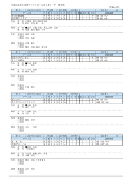 記録4号2 - 埼玉県ソフトボール協会