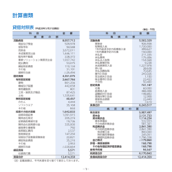 計算書類