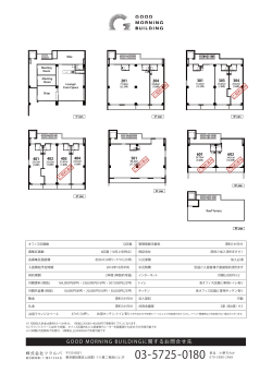 GOOD MORNING BUILDINGに関するお問合せ先