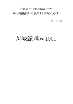 茨城総理W4001