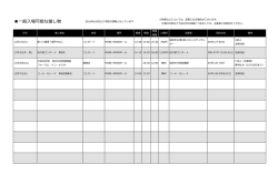 一般入場可能催し物一覧公開（10月31日現在分）