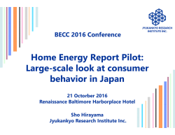 Large-scale look at consumer behavior in Japan