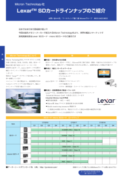 LexarTM SDカードラインナップのご紹介