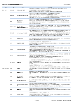 日経テレコンが日本語で提供する海外メディア