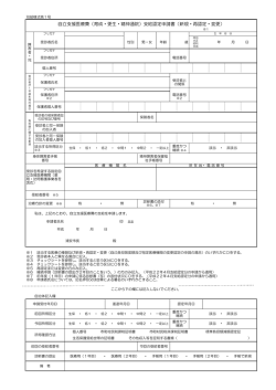 （育成・更生・精神通院）支給認定申請書（新規・再認定・変更）
