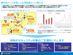 IBMがセキュリティ対策のご支援をいたします
