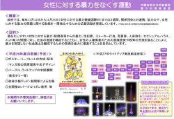 女性に対する暴力をなくす運動について［PDF形式：441KB］