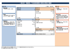 一般会計／健康局／市民病院事業の貸借対照表の概要