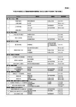 別添3 - 国立公文書館