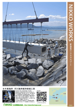 女木東海岸 河川海岸維持修繕工事