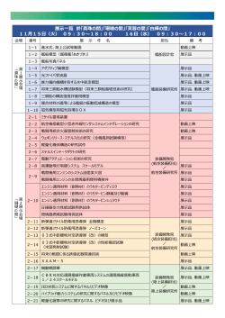 展示品一覧