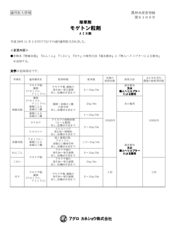 モゲトン粒剤