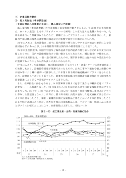 (4) 企業活動の動向 ① 鉱工業指数（季節調整値）