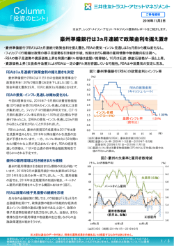 Column - 三井住友トラスト・アセットマネジメント