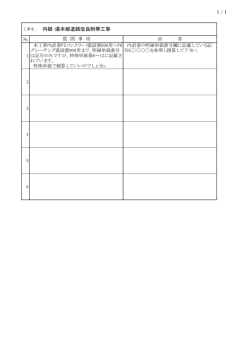 内郷・湯本線道路改良附帯工事