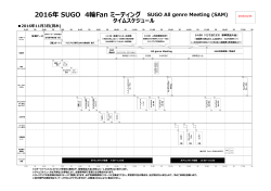 2016年 SUGO 4輪Fan ミーティング SUGO All genre Meeting (SAM)