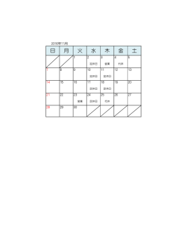 日 月 火 水 木 金 土
