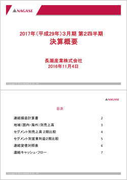 （平成29年）3月期 第2四半期 決算概要