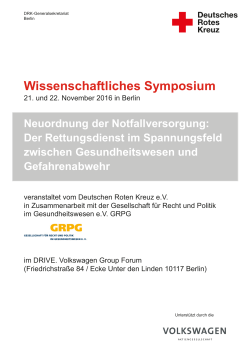 Wissenschaftliches Symposium