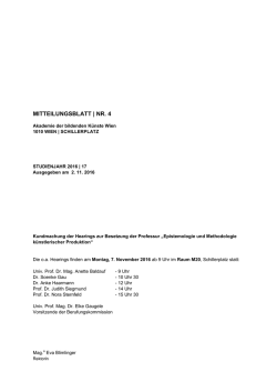 JF Rektorat 14 - a[ - Akademie der bildenden K&uuml;nste Wien