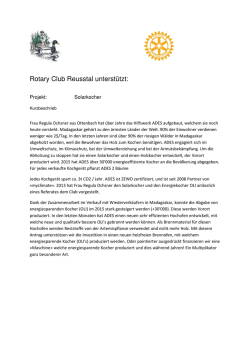Informationen hier... - Rotary Club Reusstal