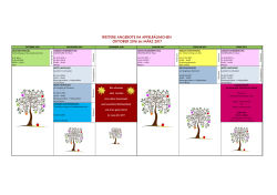 WEITERE ANGEBOTE IM APFELBÄUMCHEN OKTOBER 2016 bis
