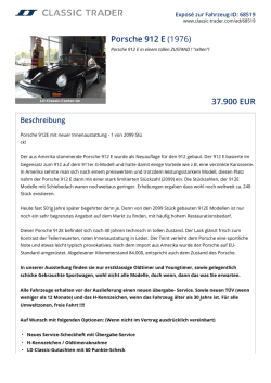 Porsche 912 E (1976) 37.900 EUR