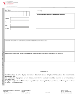 Request for Quote - Administration des services vétérinaires