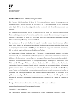 Infoblatt Abkommen Jerusalem