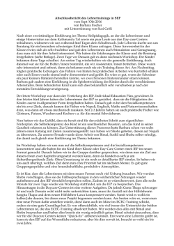 Ihr Abschlussbericht - Saraswati Verein Nepal