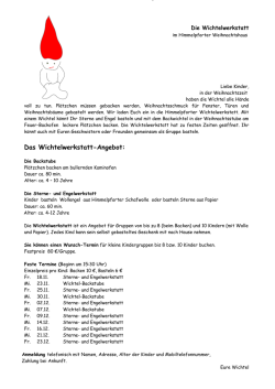 Info - Weihnachtshaus Himmelpfort