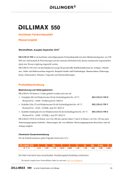 DILLIMAX 550 - Hochfester Feinkornbaustahl